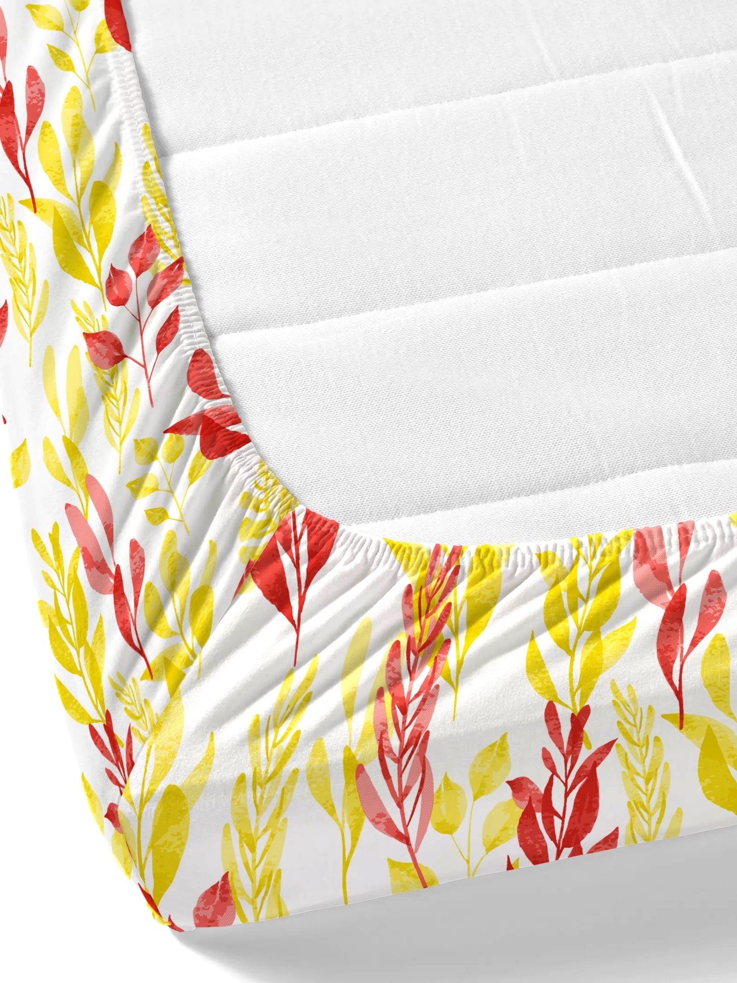 Home Ecstasy 100% Cotton Floral Bedsheet Set | 140 TC | Red