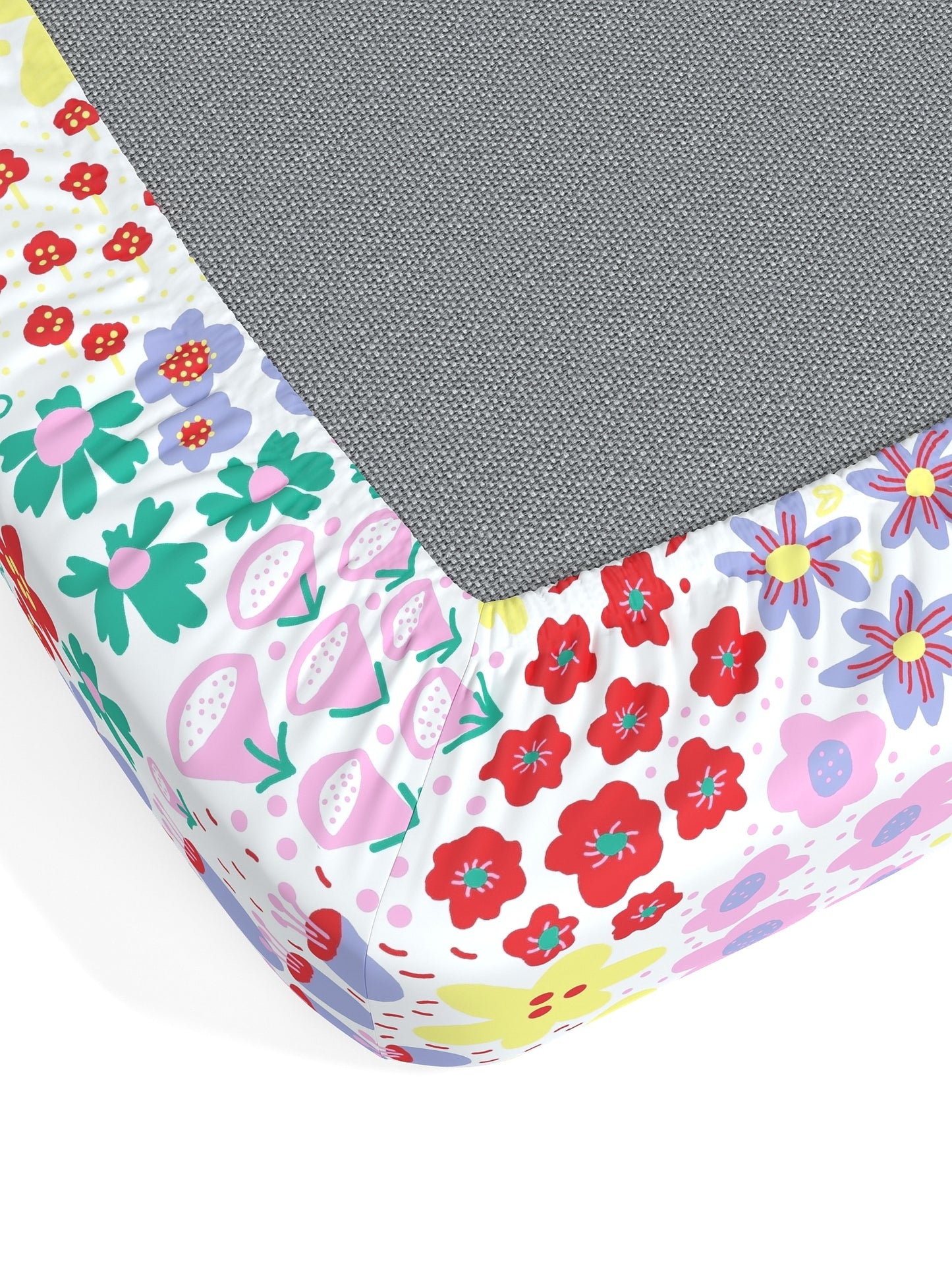 Home Ecstasy 100% Cotton Floral Bedsheet Set | 140 TC | Red
