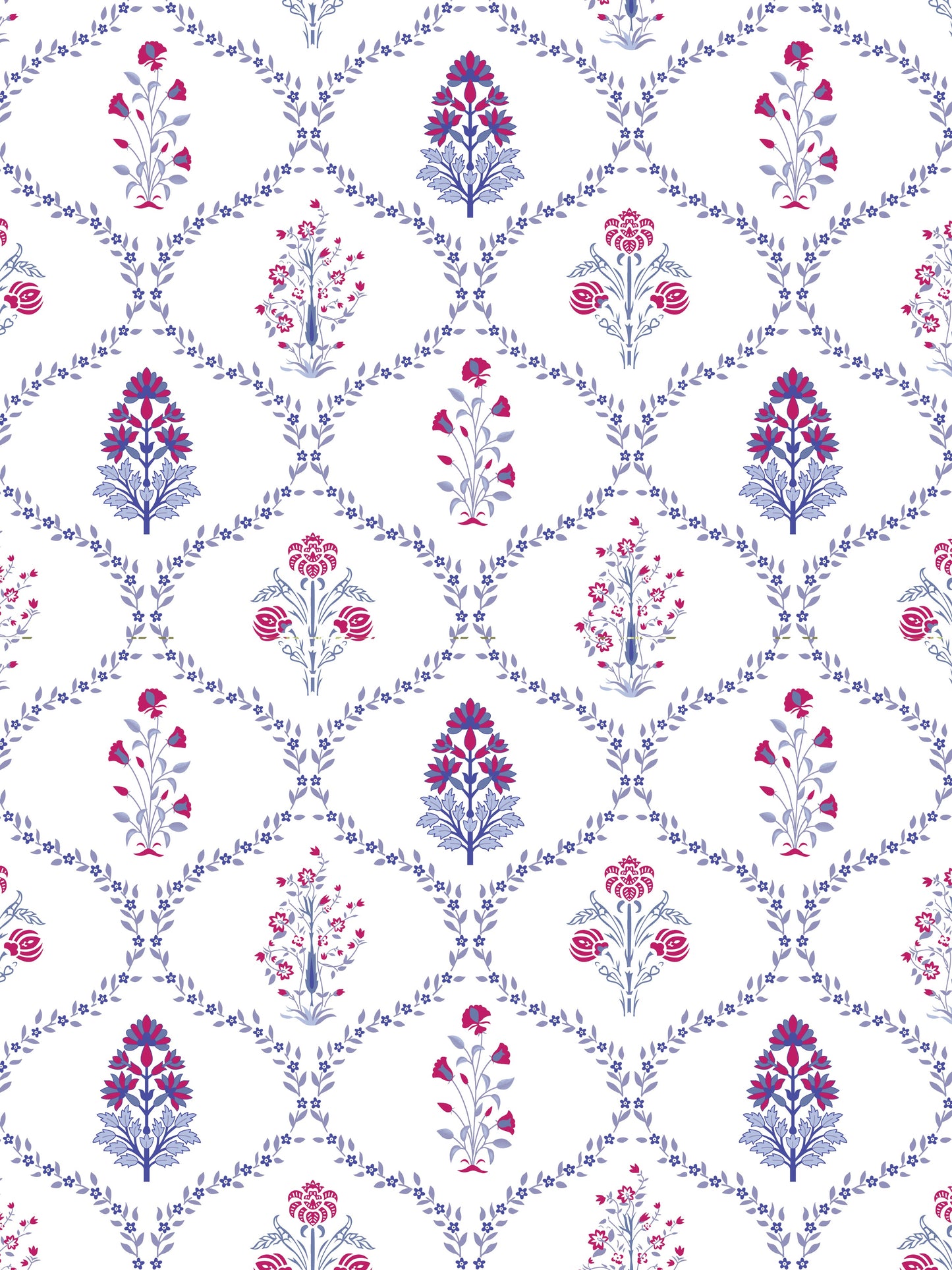 Home Ecstasy 100% Cotton 140 TC Floral Bedsheet Set - Colour: Purple