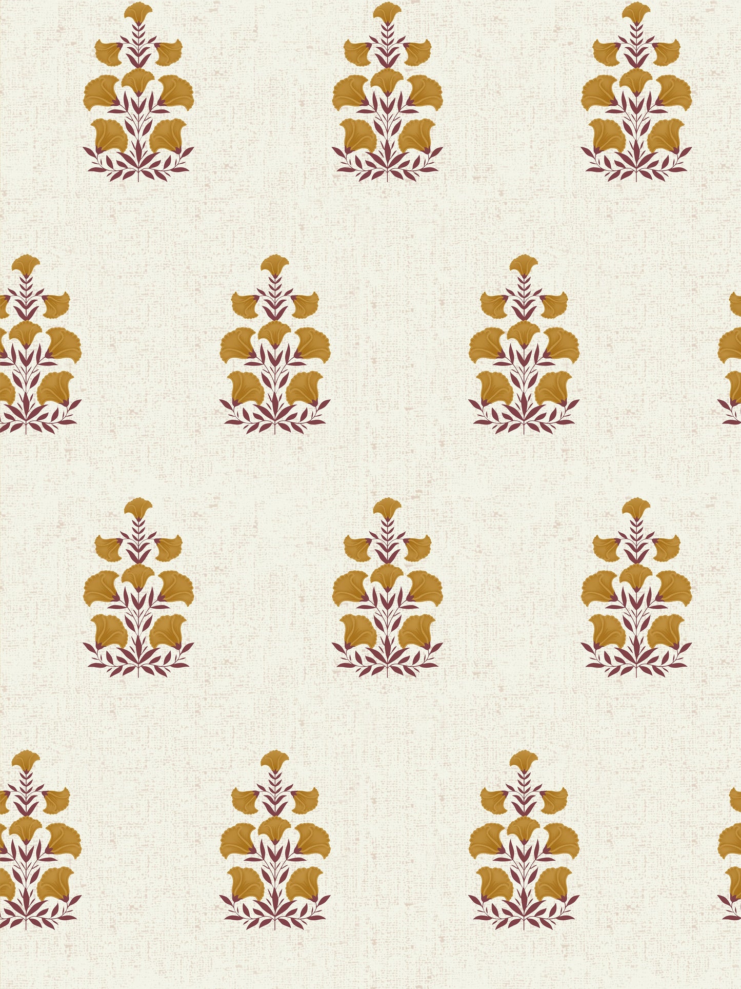 Home Ecstasy 100% Cotton Floral Bedsheet Set | 140 TC | Mustard
