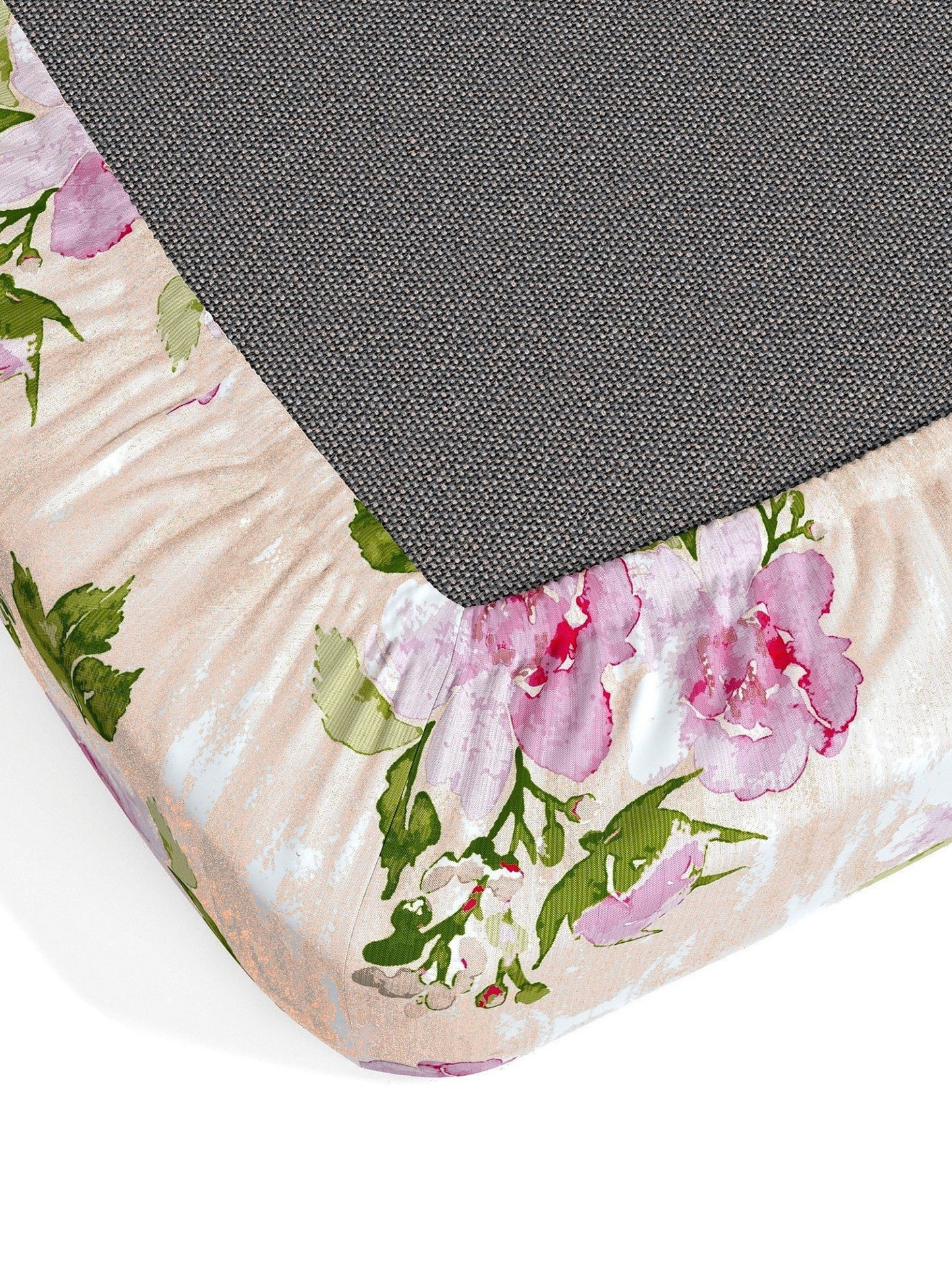 Home Ecstasy 100% Cotton | Floral Bedsheet Set | 140 TC | Pink