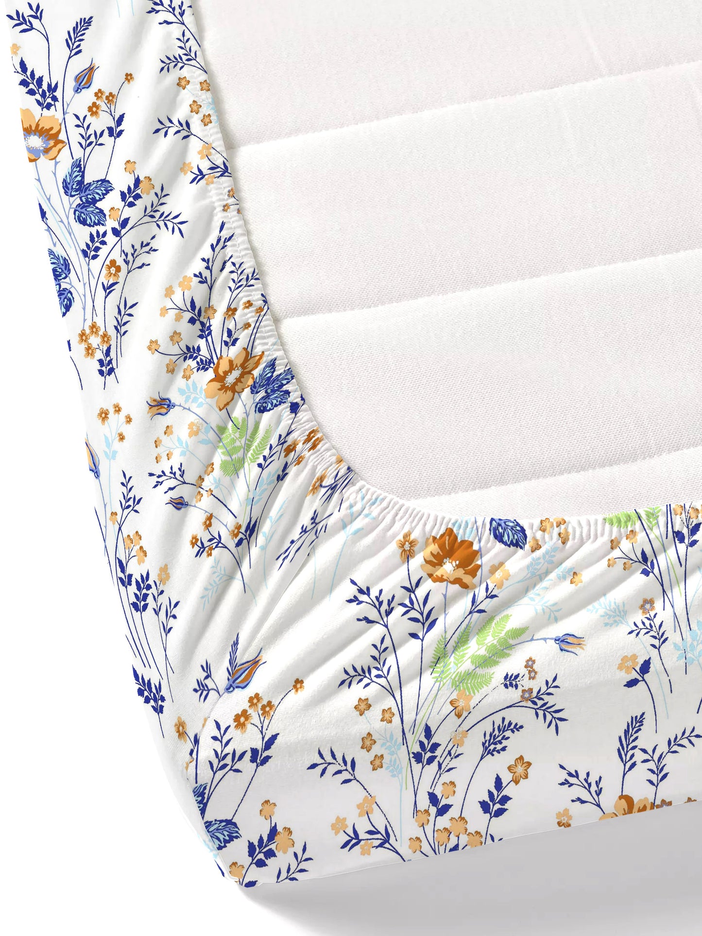 Home Ecstasy 100% Cotton | Floral Bedsheet Set | 300 TC | Purple