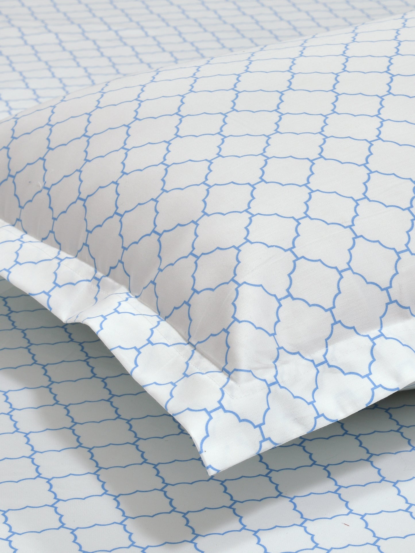 Dreamscape 100% Cotton Premium Bedsheet Set | 300 TC | Off White