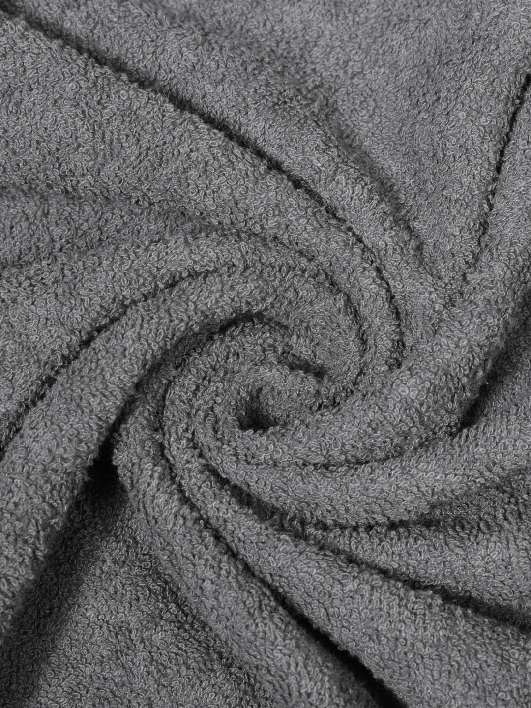 Dreamscape 100% Cotton 550 GSM Bath Towel Set of 2 | Light Grey & Dark Pink