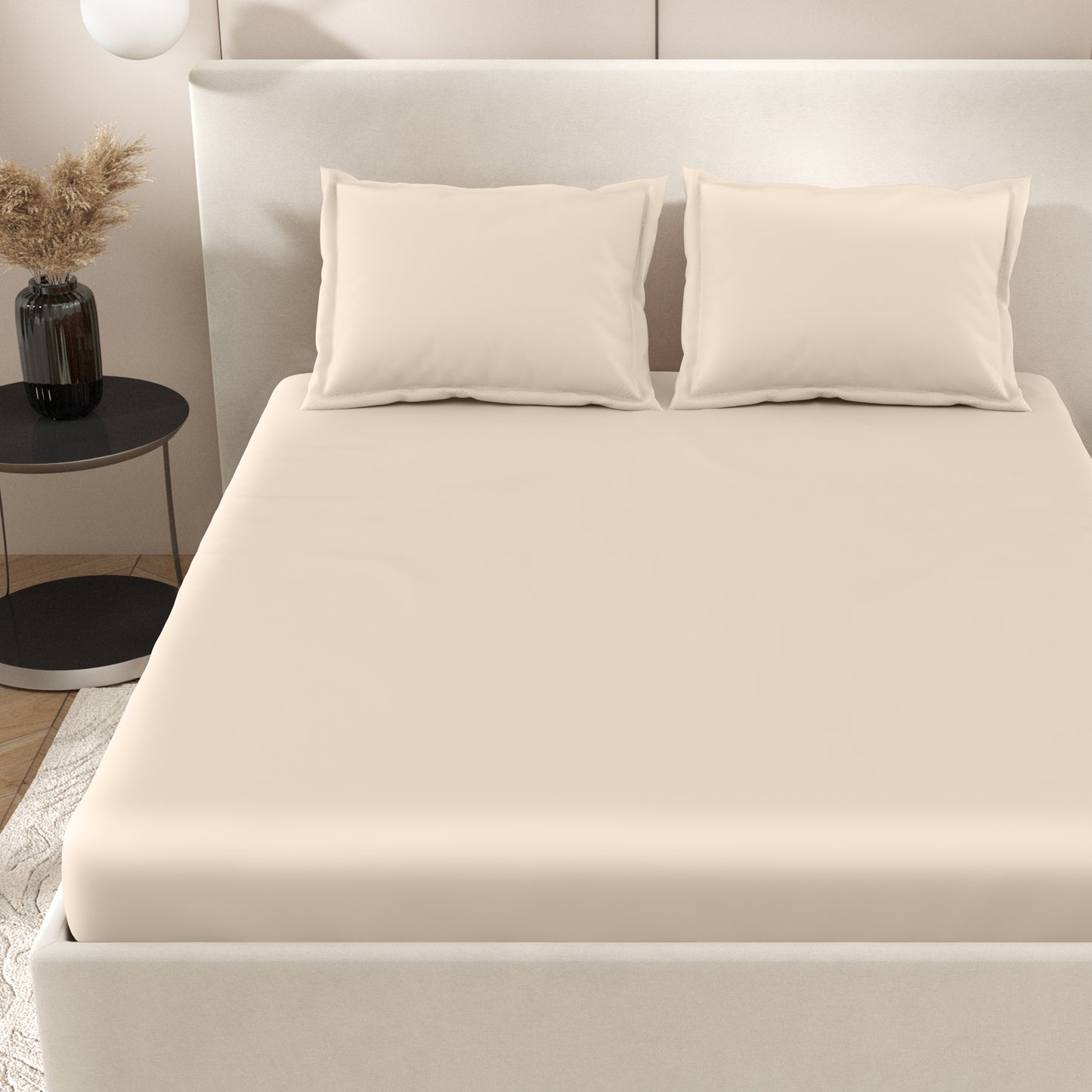 Home Ecstasy 100% Bamboo Bedsheet | 300 TC | Taupe