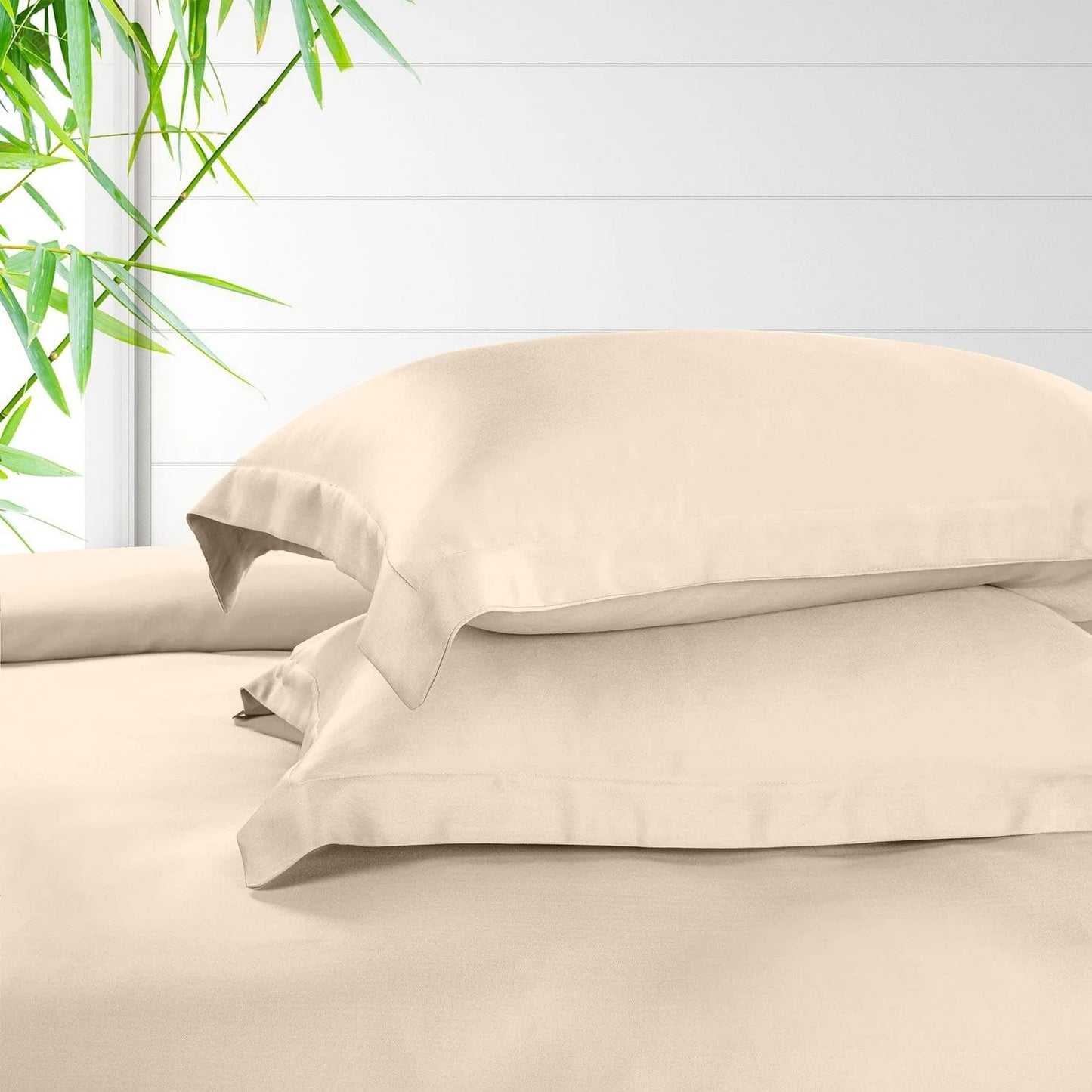 Home Ecstasy 100% Bamboo Bedsheet | 300 TC | Taupe