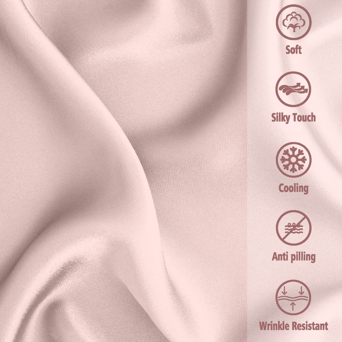 Home Ecstasy 100% Bamboo Bedsheet | 300 TC | Sepia Rose