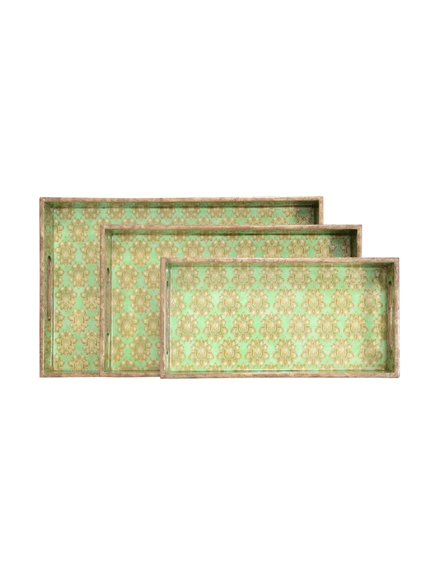 Home Ecstasy Serving Tray | Set of 3 | Wooden |