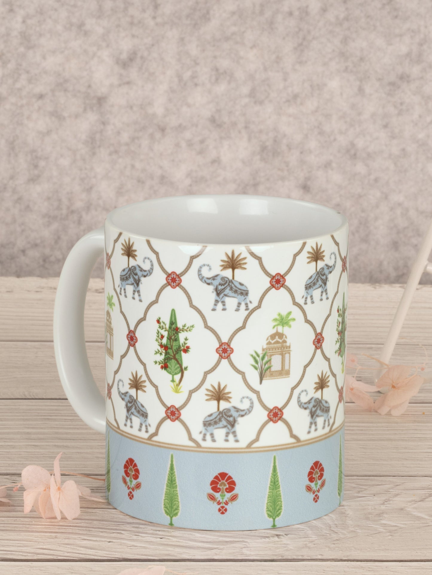 Home Ecstasy Ceramic Mug | 320ml | Large | Sky Blue | Ceramic | Premium