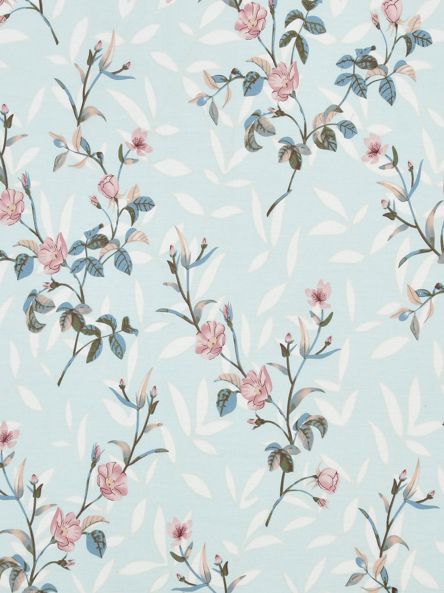 Dreamscape 100% Cotton Floral Bedsheet Set | 200 TC | Sea Green