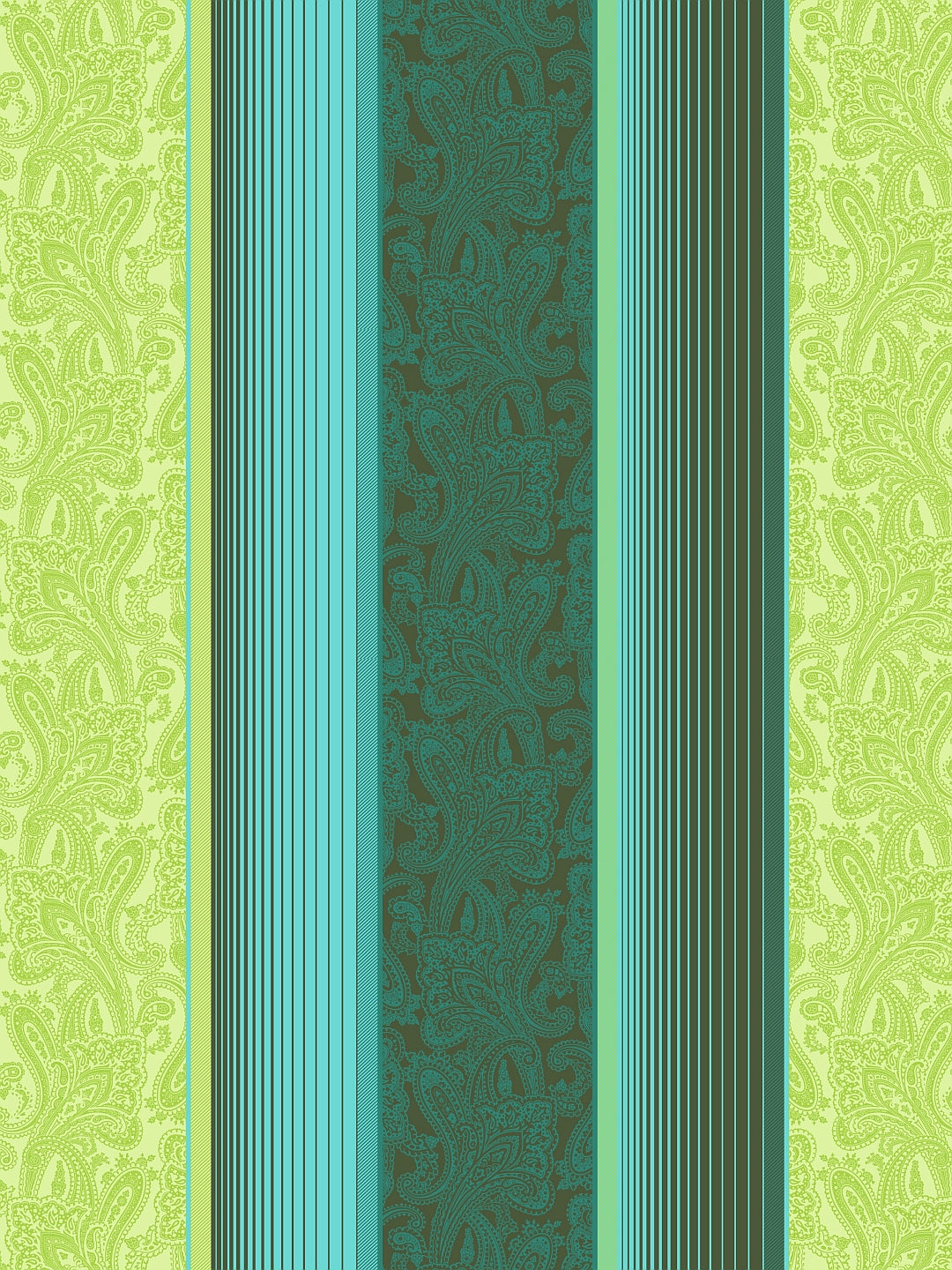 Home Ecstasy 100% Cotton Stripe Bedsheet Set | 140 TC | Lime Green