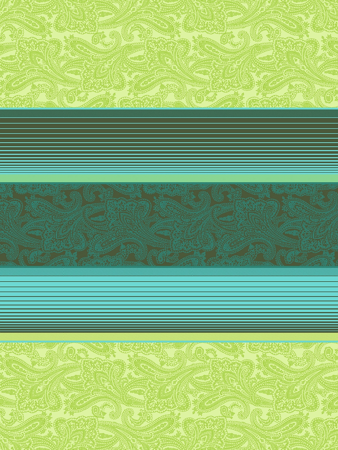 Home Ecstasy 100% Cotton Stripe Bedsheet Set | 140 TC | Lime Green