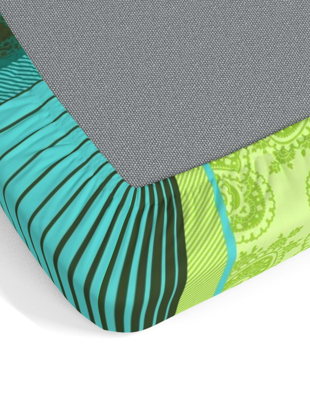 Home Ecstasy 100% Cotton Stripe Bedsheet Set
