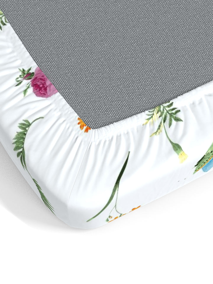 Home Ecstasy 100% Cotton Floral Bedsheet Set