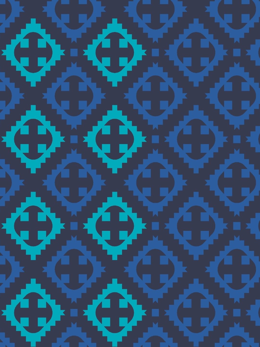 Home Ecstasy 100% Cotton Ethnic Bedsheet Set | 140 TC | Blue