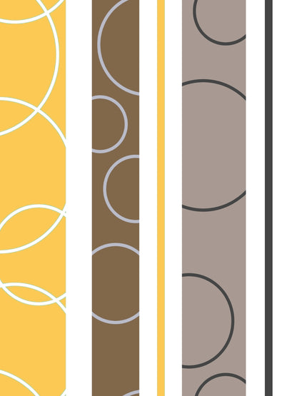 Home Ecstasy 100% Cotton Geometric Bedsheet Set | 140 TC | Yellow