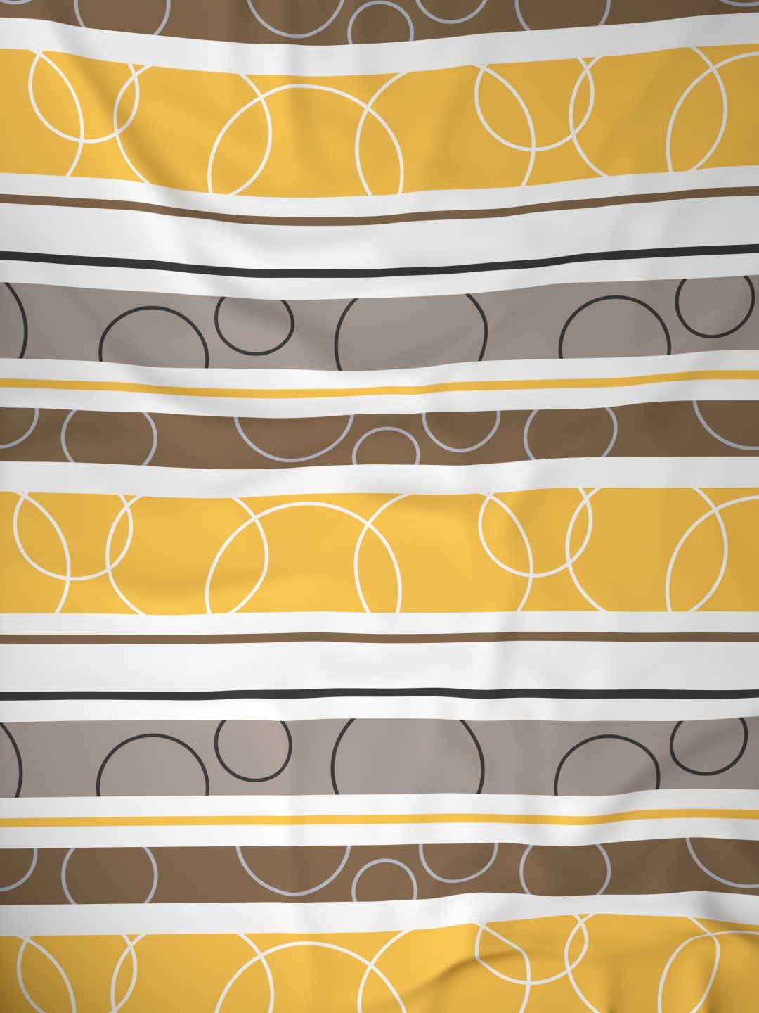 Home Ecstasy 100% Cotton Geometric Bedsheet Set | 140 TC | Yellow