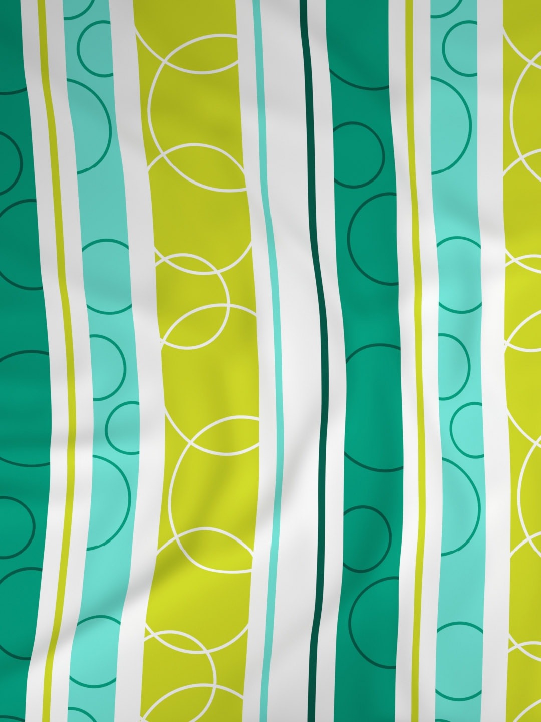 Home Ecstasy 100% Cotton Geometric Bedsheet Set | 140 TC | Lime Green