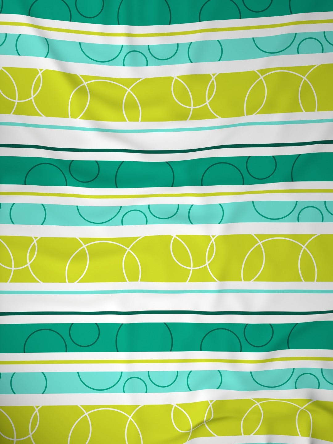Home Ecstasy 100% Cotton Geometric Bedsheet Set | 140 TC | Lime Green