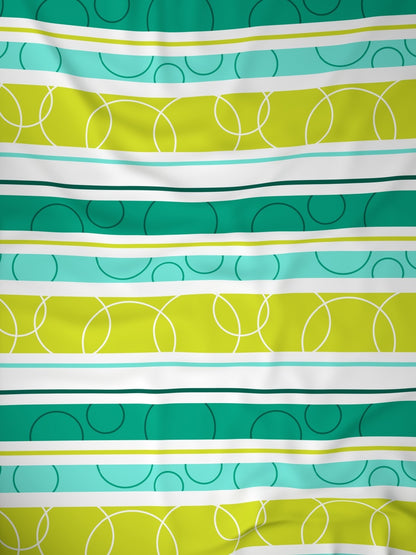 Home Ecstasy 100% Cotton Geometric Bedsheet Set | 140 TC | Lime Green
