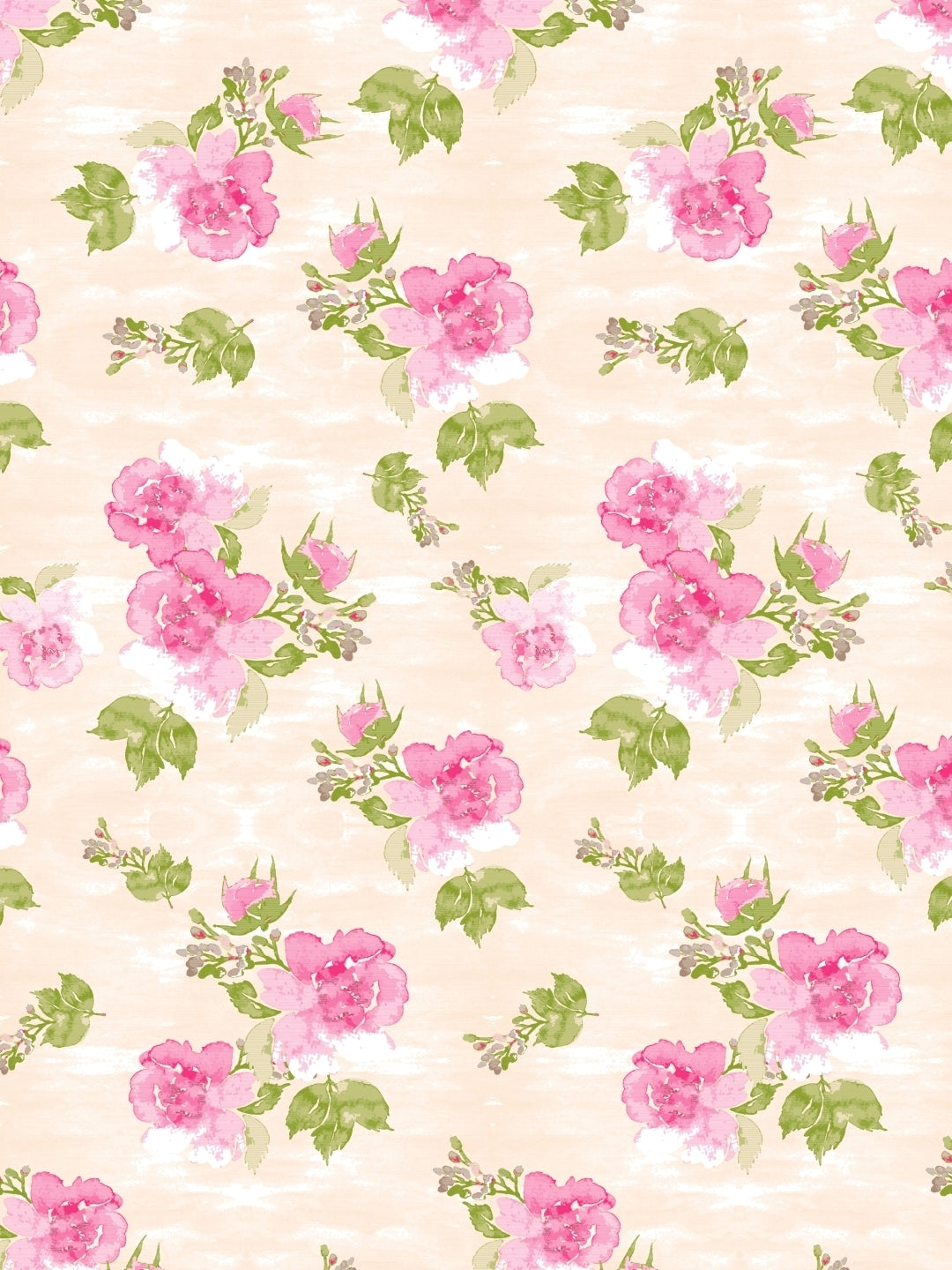 Home Ecstasy 100% Cotton Floral Bedsheet Set | 140 TC | Pink