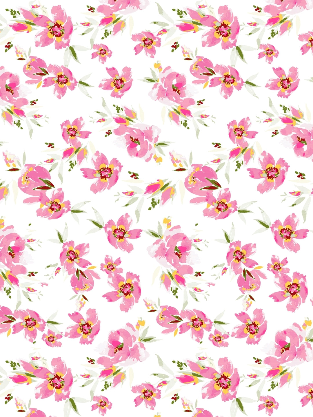 Home Ecstasy 100% Cotton Floral Bedsheet Set | 140 TC | Light Pink