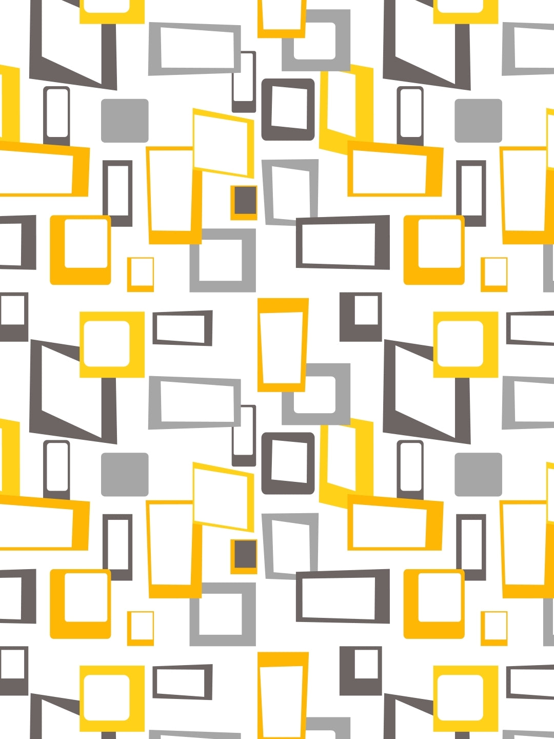 Home Esctasy 100% Cotton Geometric Bedsheet Set | 140 TC | Yellow