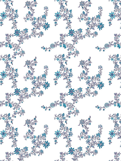 Home Ecstasy 100% Cotton Floral Bedsheet Set | 140 TC | Lavender