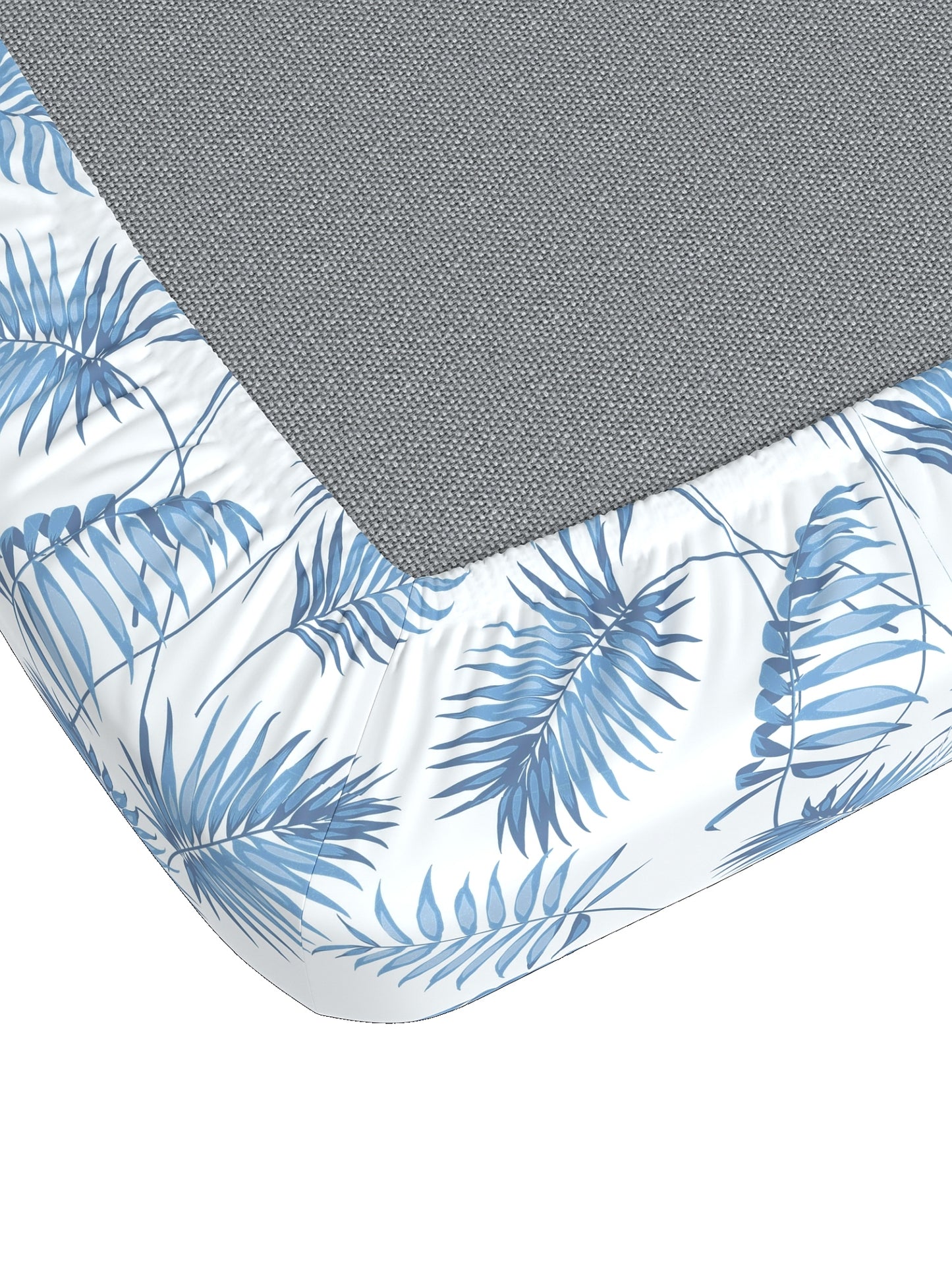 Home Ecstasy 100% Cotton Floral Bedsheet Set | 140 TC | Blue