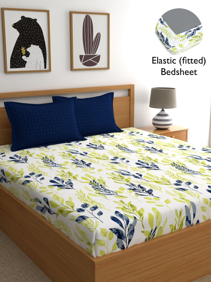 Home Ecstasy 100% Cotton Floral Bedsheet Set