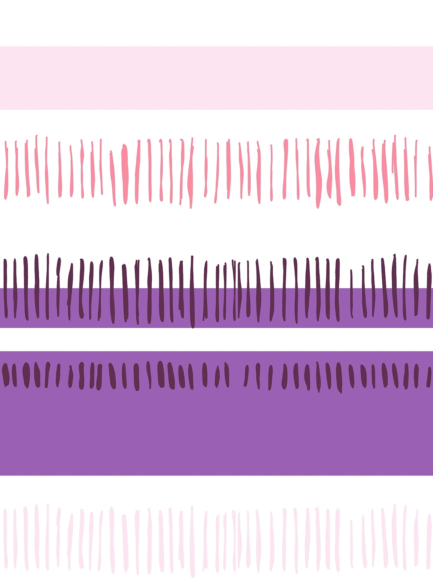 Home Ecstasy 100% Cotton Stripe Bedsheet Set | 140 TC | Purple