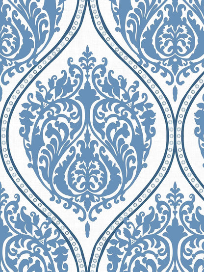 Home Ecstasy 100% Cotton Ethnic Bedsheet Set | 140 TC | Blue