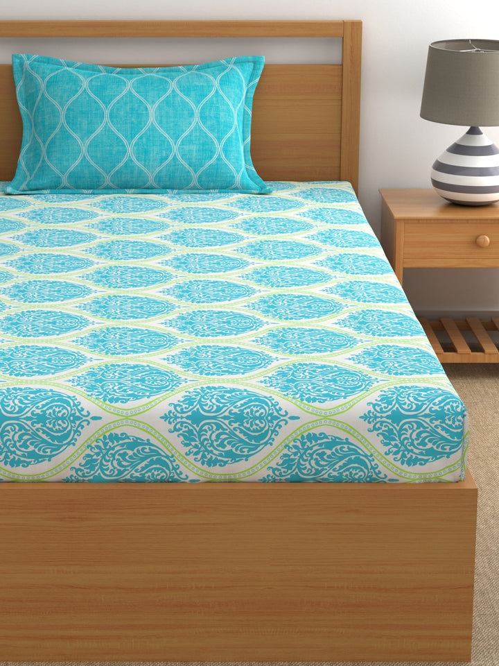 Home Ecstasy 100% Cotton Ethnic Bedsheet Set