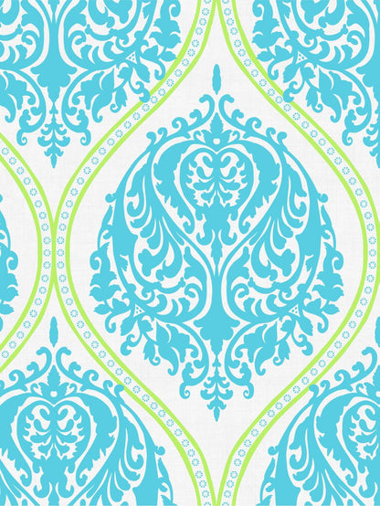 Home Ecstasy 100% Cotton Ethnic Bedsheet Set | 140 TC | Teal Blue