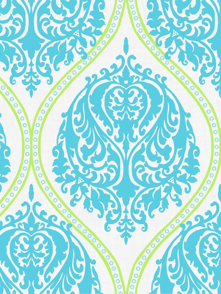 Home Ecstasy 100% Cotton Ethnic Bedsheet Set | 140 TC | Teal Blue