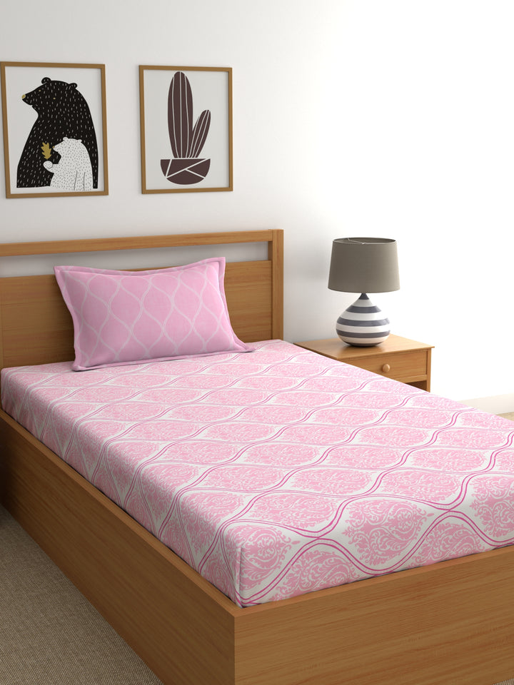 Home Ecstasy 100% Cotton Ethnic Bedsheet Set