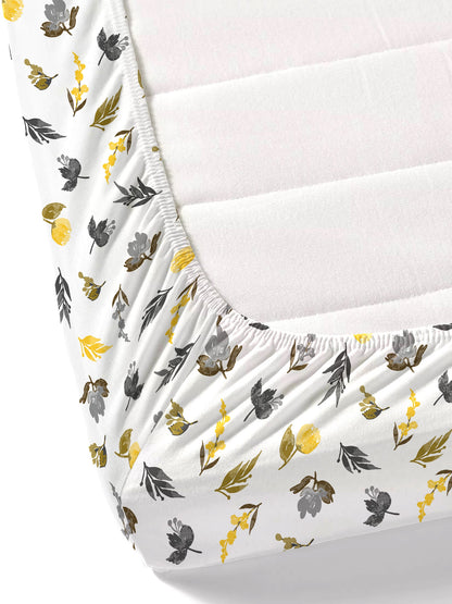 Home Ecstasy 100% Cotton Bedsheets | 140 TC | Grey