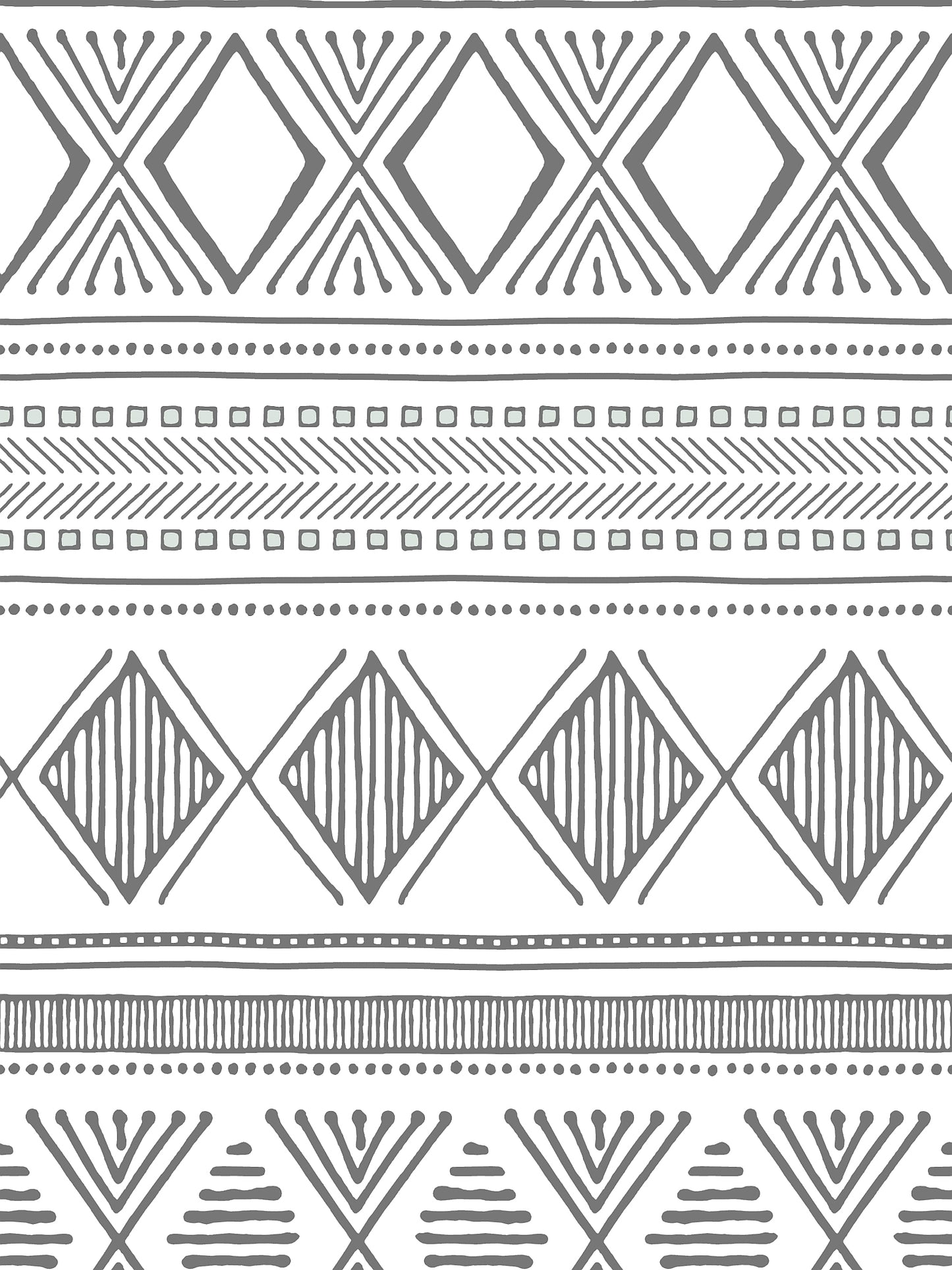 Home Ecstasy 100% Cotton Geometric Bedsheet Set | 140 TC | Grey