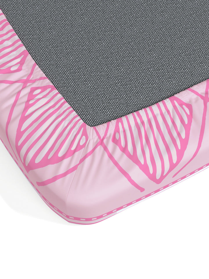 Home Ecstasy 100% Cotton Geometric Bedsheet Set