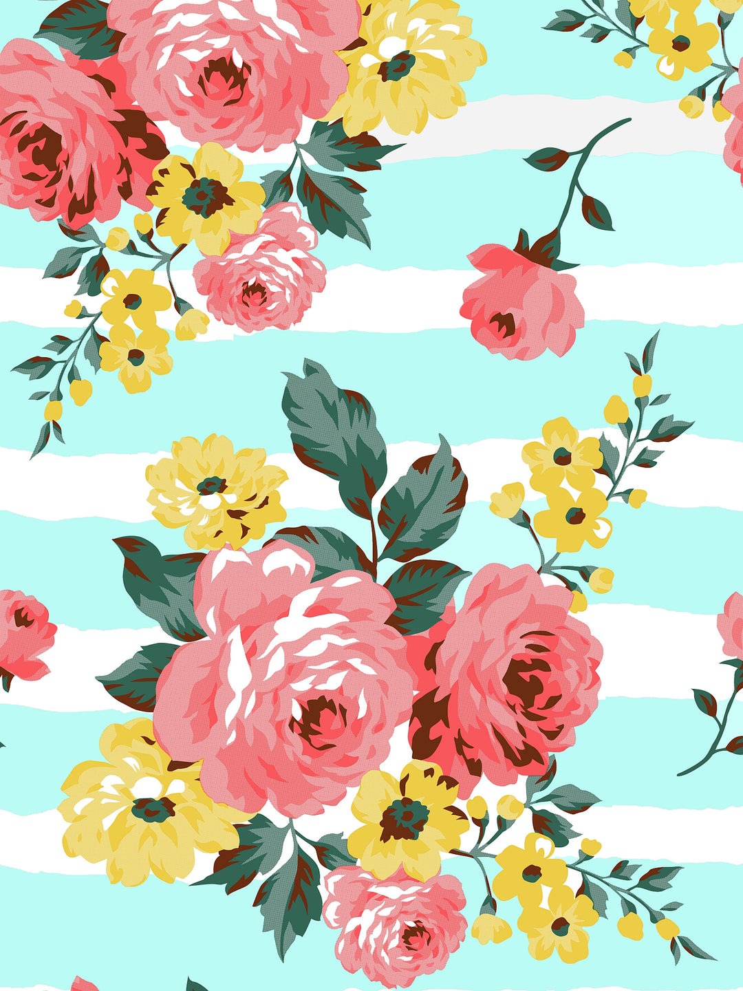 Home Ecstasy 100% Cotton Floral Bedsheet Set | 140 TC | Sea Green