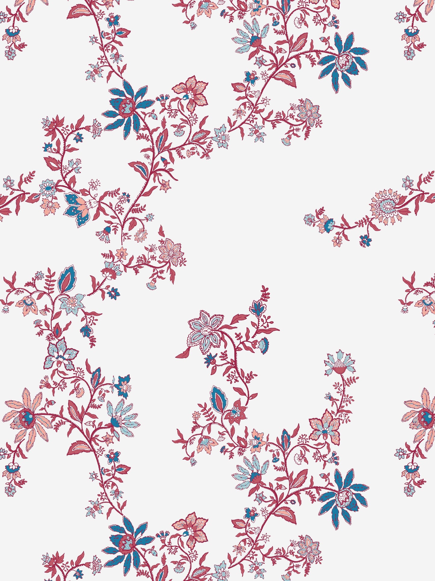 Home Ecstasy 100% Cotton Floral Bedsheets | 140 TC | Peach