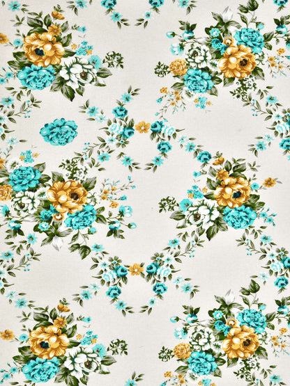 Dreamscape 100% Cotton Bedsheets | 140 TC | Teal