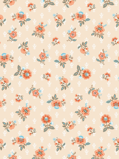 Dreamscape 100% Cotton 140 TC Floral Bedsheet Set - Colour: Pink
