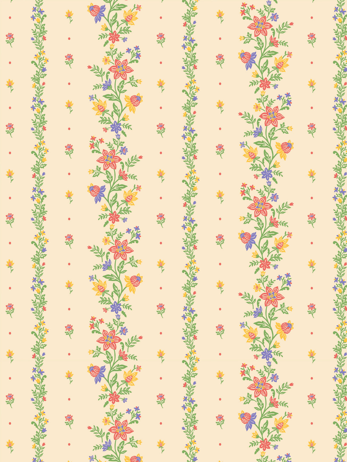 Dreamscape 100% Cotton 140 TC Floral Bedsheet Set - Colour: Beige