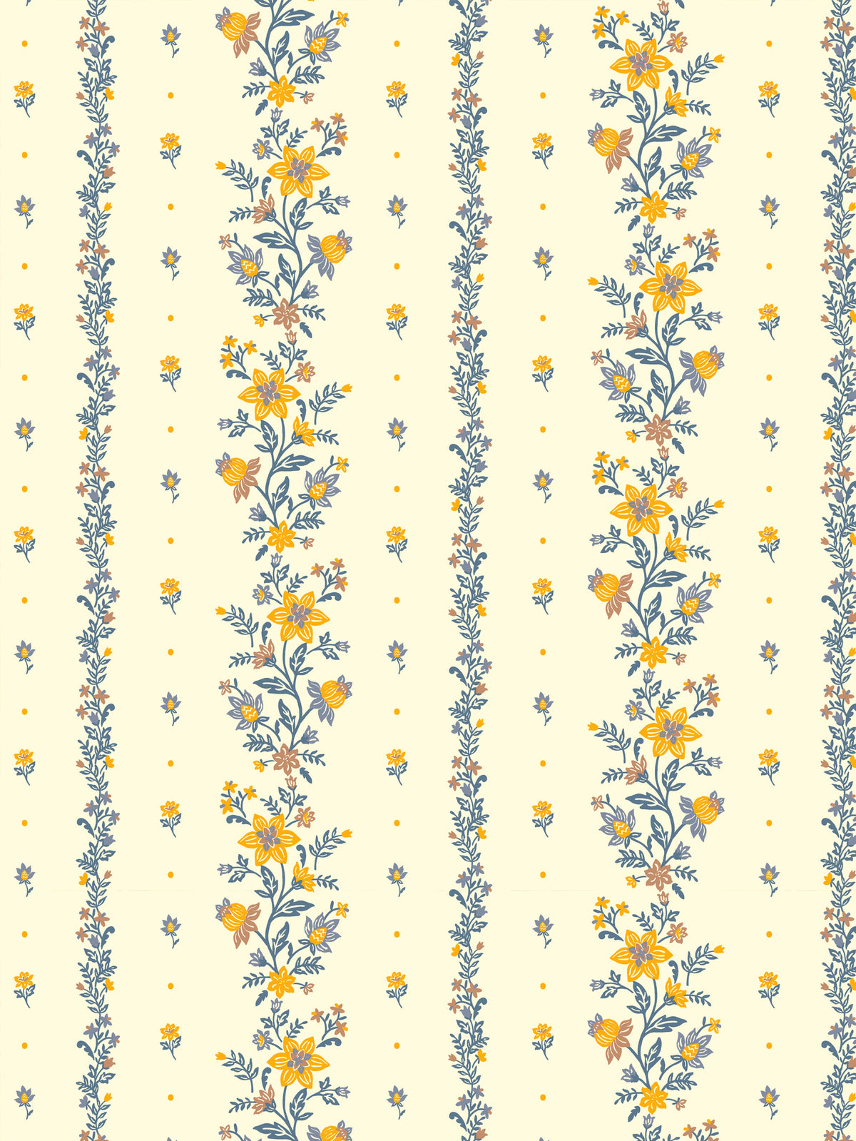 Dreamscape 100% Cotton 140 TC Floral Bedsheet Set - Colour: Yellow