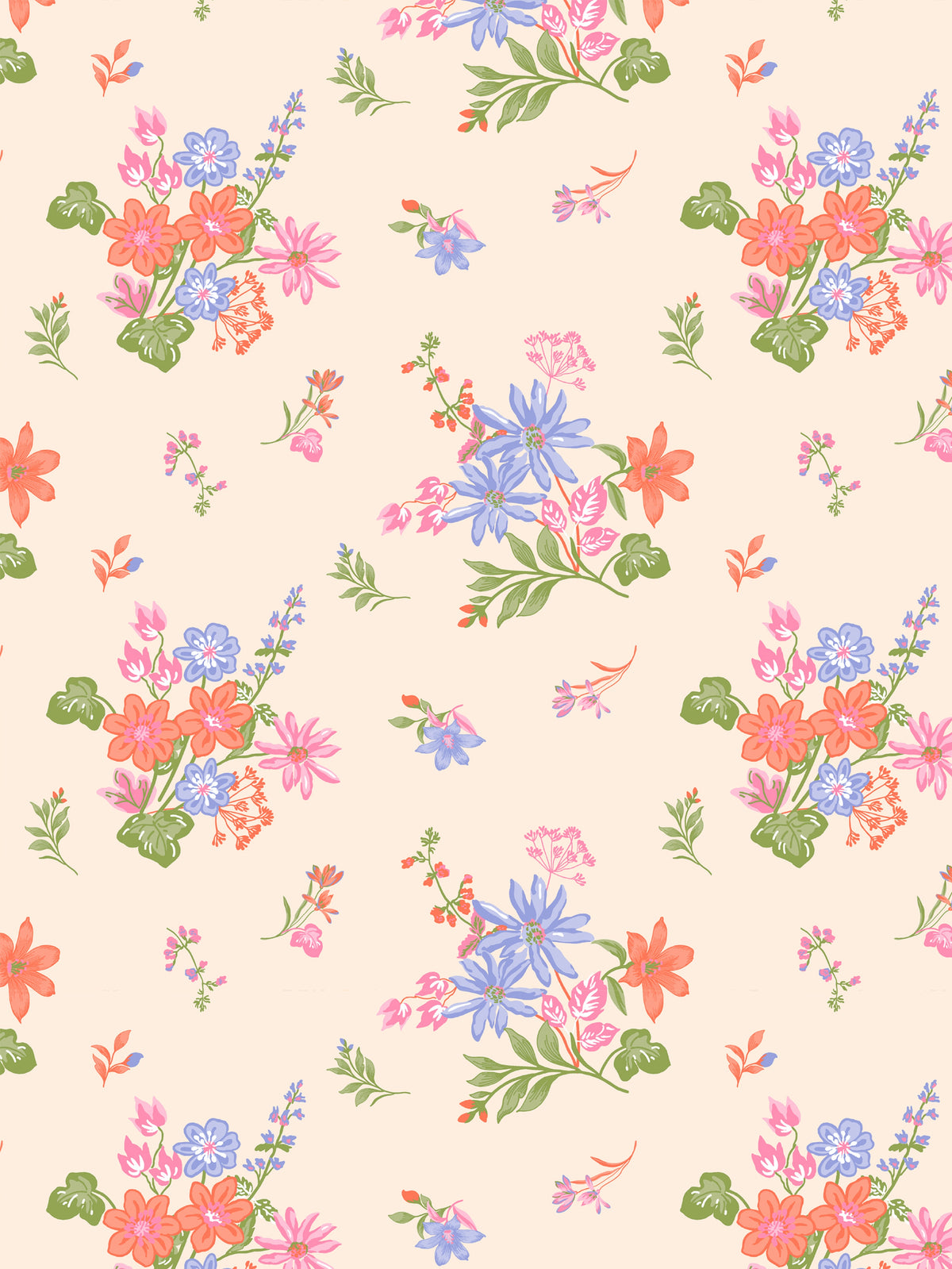 Dreamscape 100% Cotton 140 TC Floral Bedsheet Set - Colour: Pink