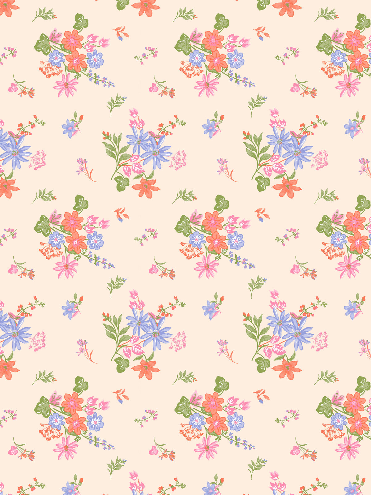 Dreamscape 100% Cotton 140 TC Floral Bedsheet Set - Colour: Pink