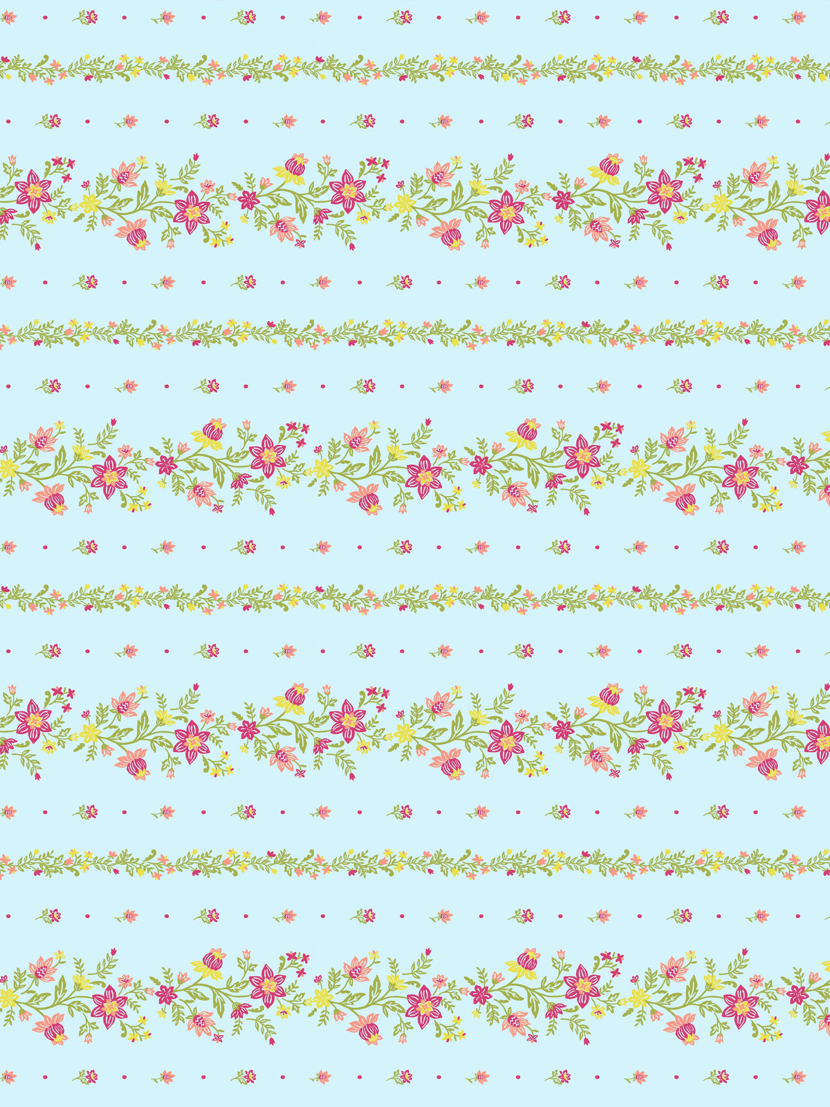 Dreamscape 100% Cotton 140 TC Floral Bedsheet Set - Colour: Light Blue