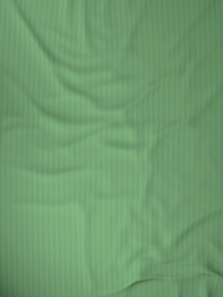 Dreamscape 100% Cotton Stripe Bedsheet Set | 300 TC | Green