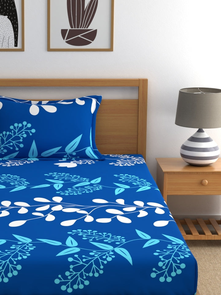 Home Ecstasy 100% Cotton Floral Bedsheet Set